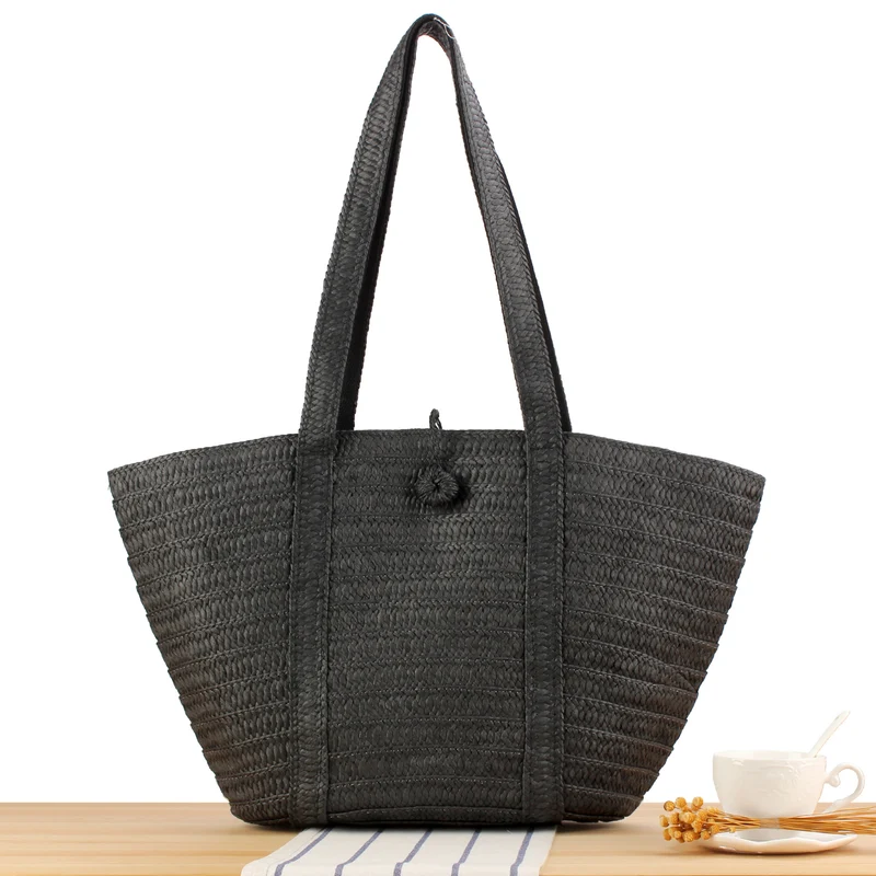 Elegante Tragetasche aus gewebtem Naturmaterial Skanto