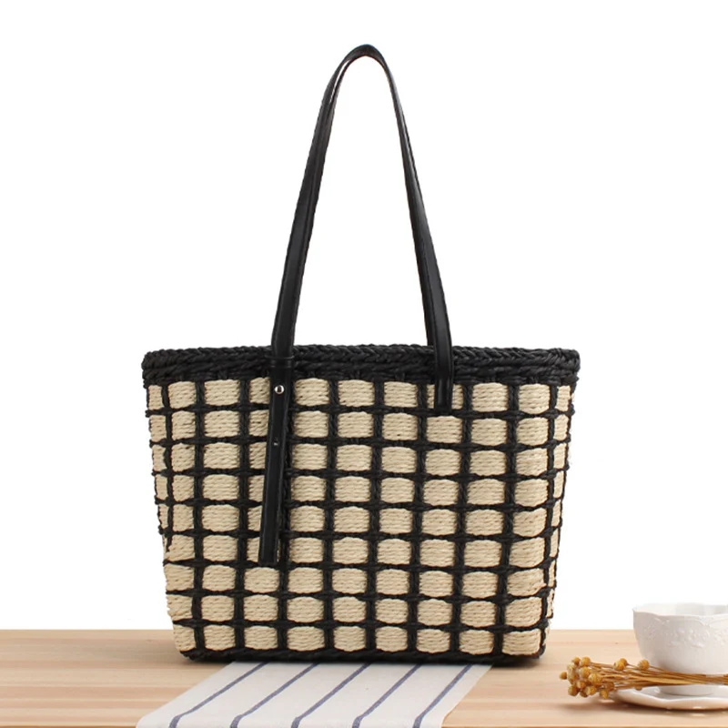 Elegante Strohtasche im stilvollen Design Skanto