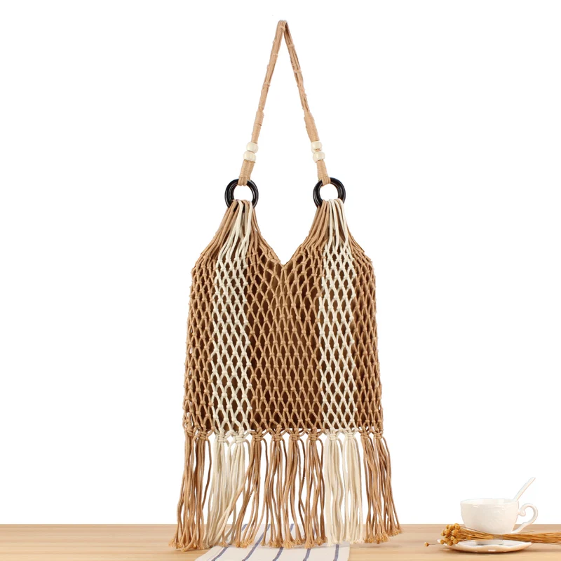 Elegante Makramee-Handtasche Skanto