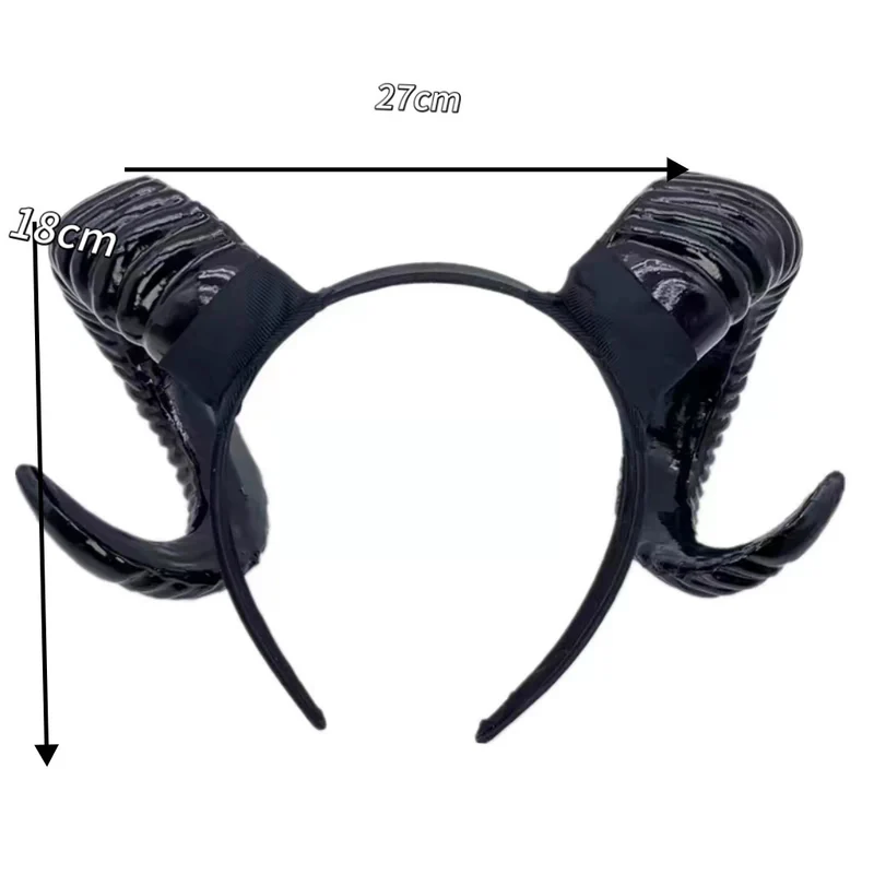 Elegantes Teufels-Haarband und Choker-Set