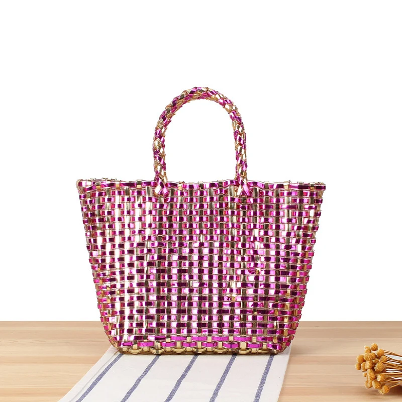 Edle Raffia-Tragetasche Skanto