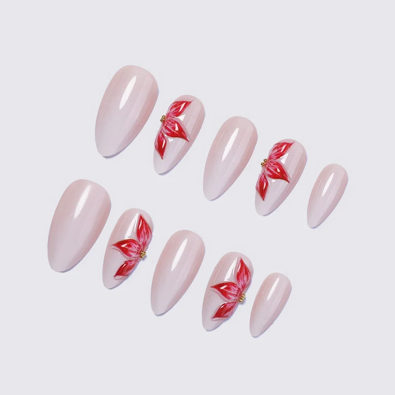 Kunstnägel mit floralen Designs Brehn
