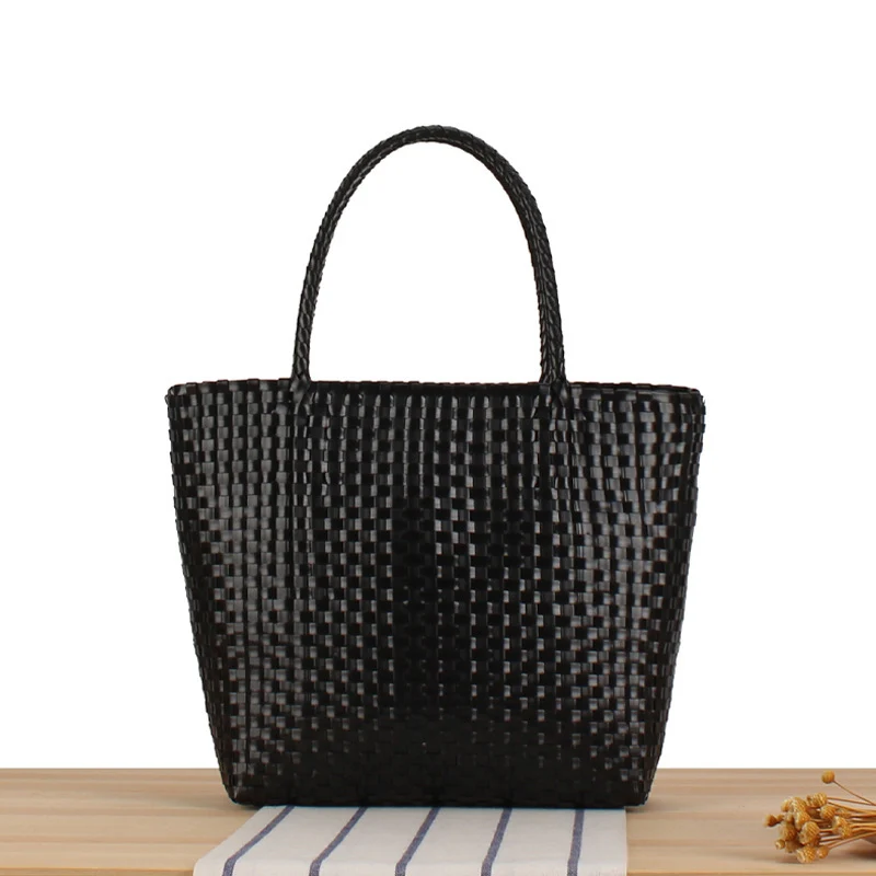 Moderne Strandtasche mit strapazierfähigem Geflecht Skanto