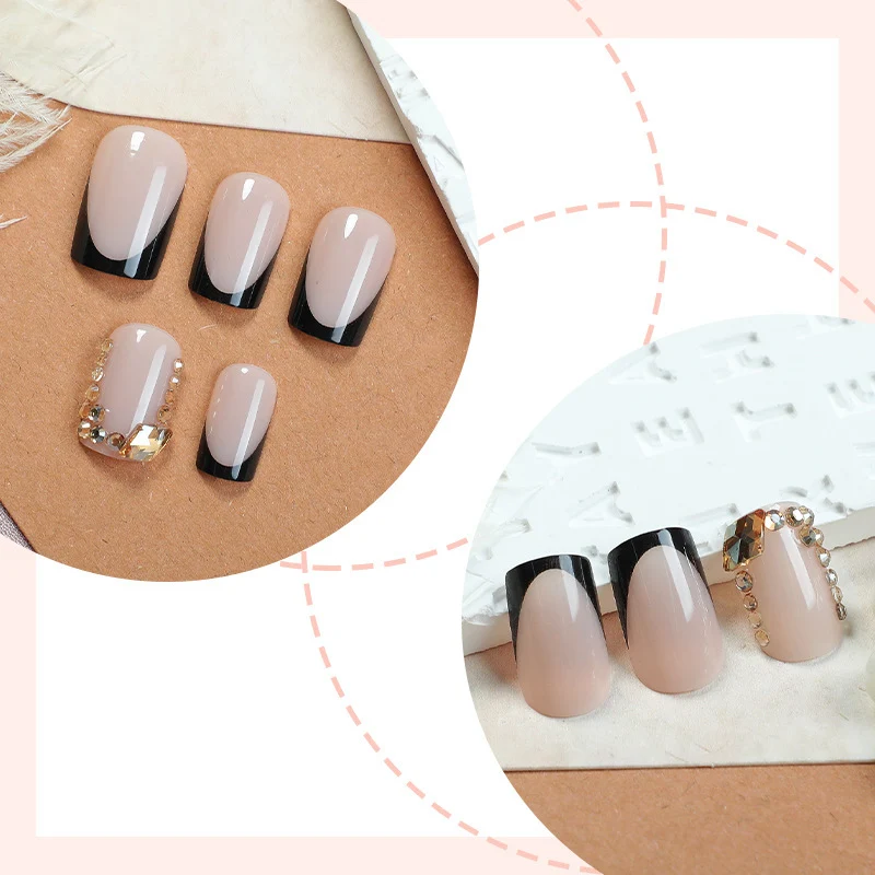 Künstliche Nagelspitzen mit stilvollen Akzenten Brehn