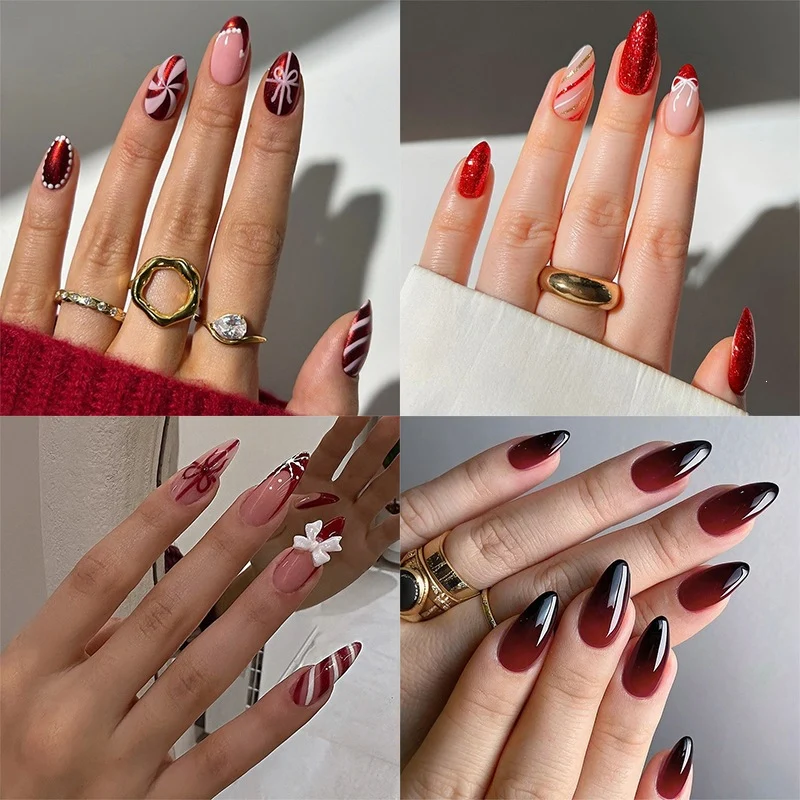 Künstliche Nagelspitzen mit Ombre-Design Brehn