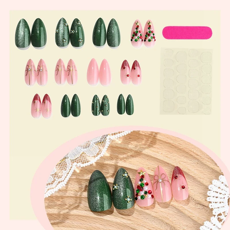 Künstliche Nagelspitzen mit Ombre-Design Brehn