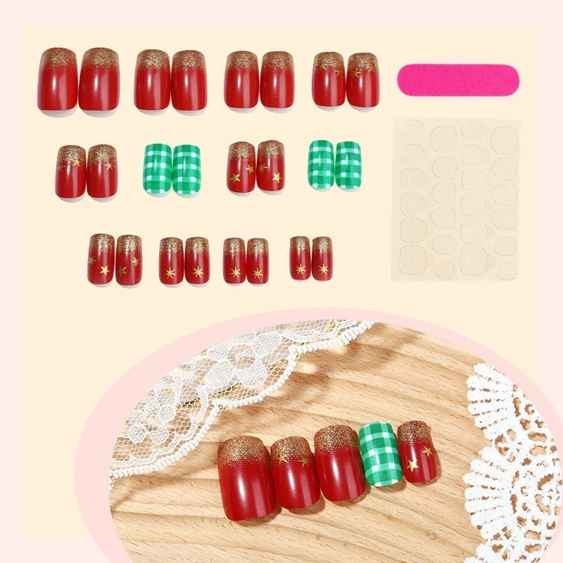 Künstliche Nagelspitzen mit Ombre-Design Brehn