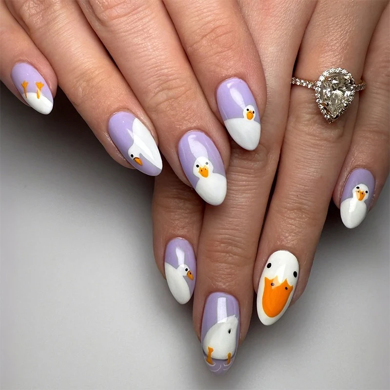Künstliche Fingernägel mit Tiermotiv Brehn