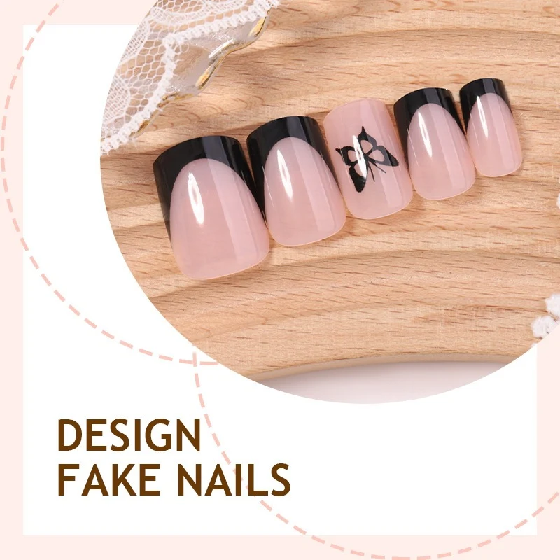 Künstliche Nagelspitzen mit eleganten Designs Brehn