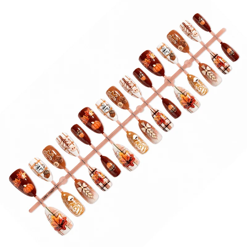 Kreatives Kunstnagelset mit Herbstmotiven Brehn