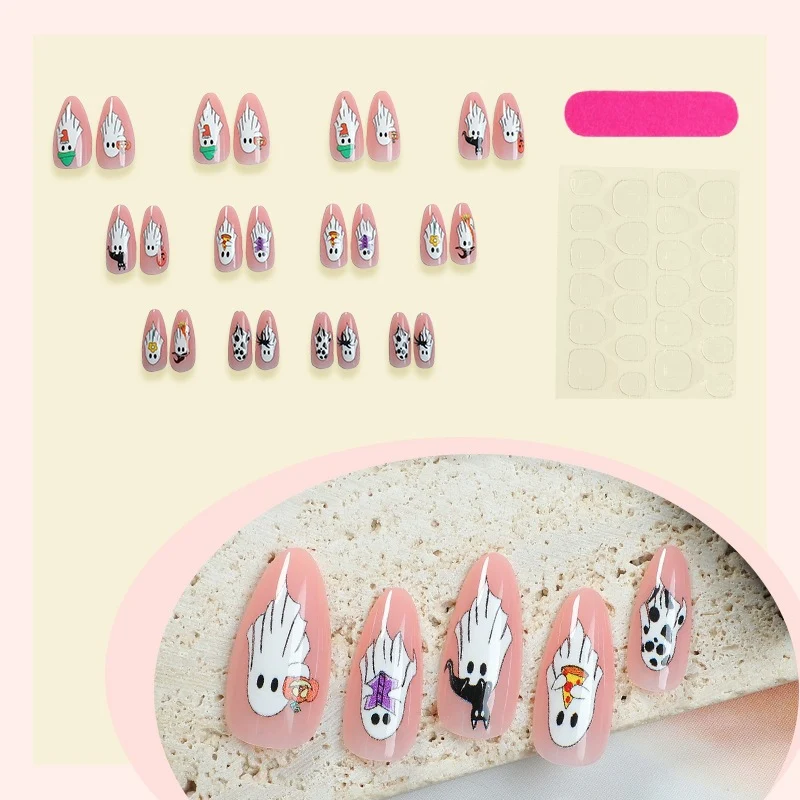 Kreatives Kunstnagelset mit Halloween-Motiven Brehn