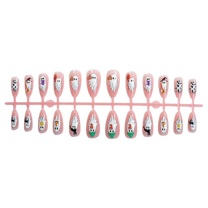 Kreatives Kunstnagelset mit Halloween-Motiven Brehn