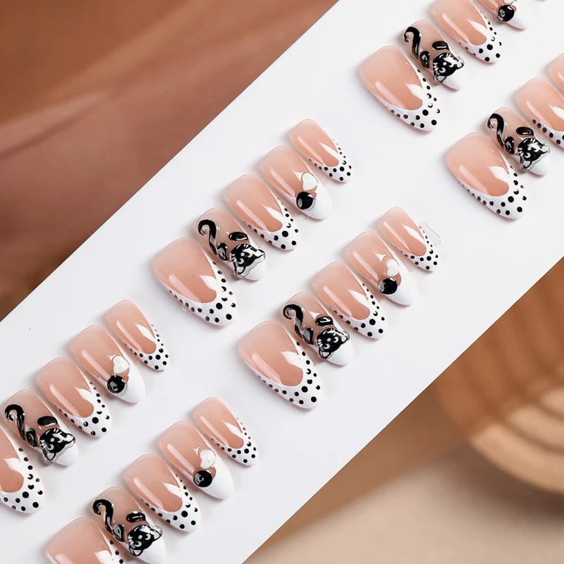Künstliche Nagelset mit inspirierendem Tierdesign Brehn