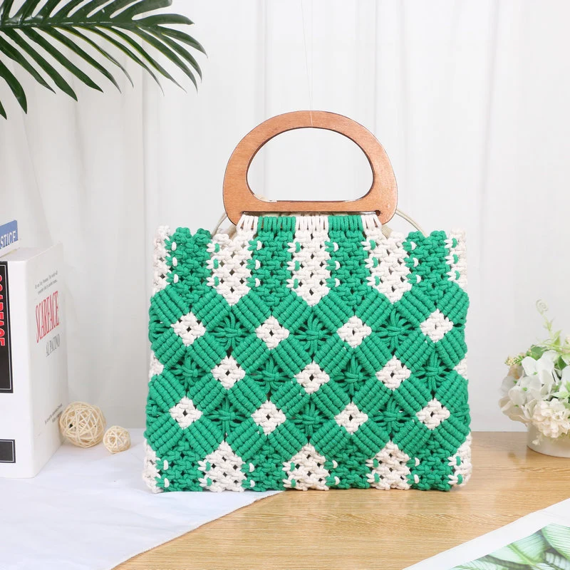 Handgeknüpfte Makramee-Tasche Skanto