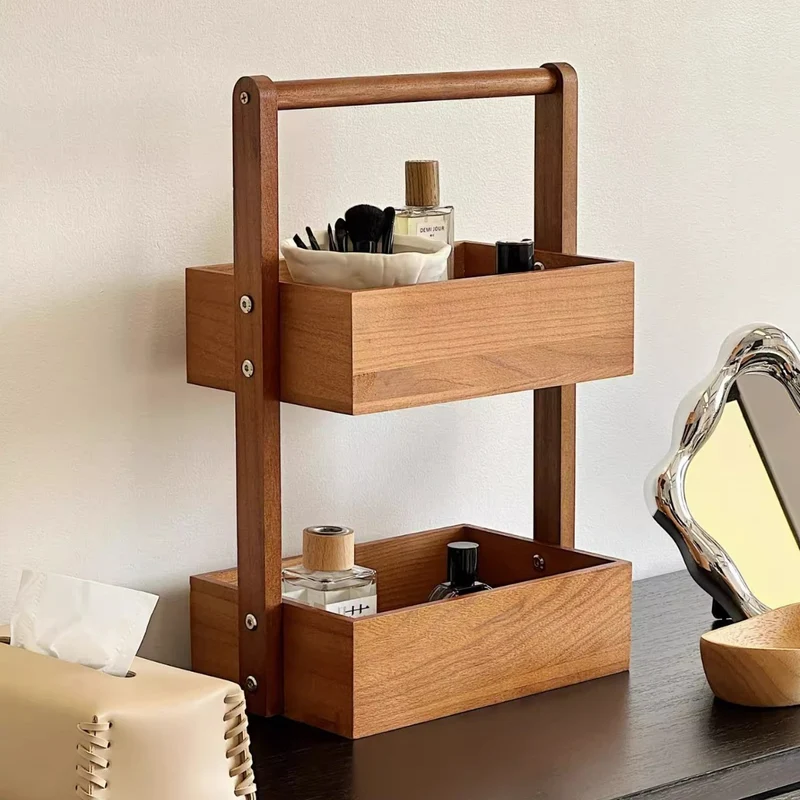 Holz Mehrstufiger Organizer Karnz