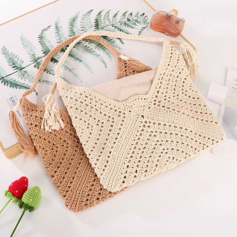 Handgefertigte Makramee-Tasche Skanto