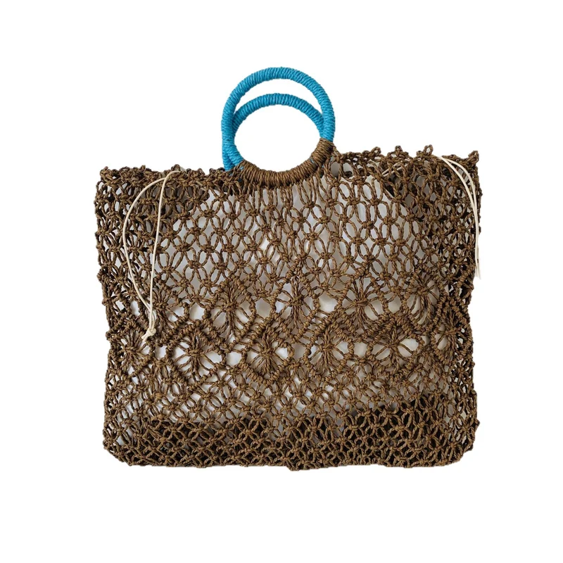 Handgemachte Makramee Strandtasche Skanto