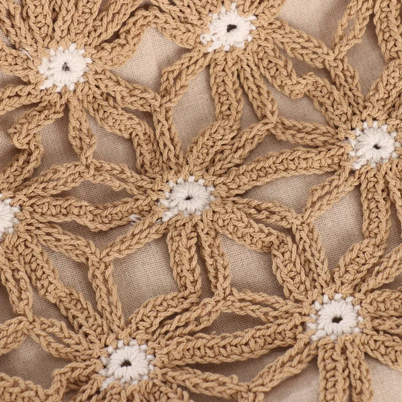 Handgefertigte, floral verzierte Einkaufstasche Skanto
