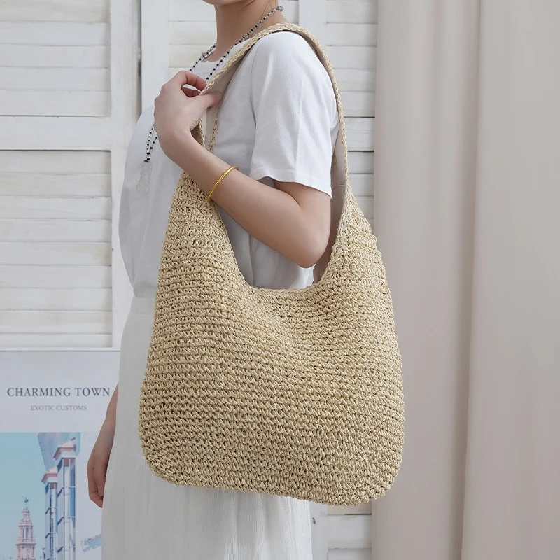 Handgefertigter Raffia-Korb Skanto