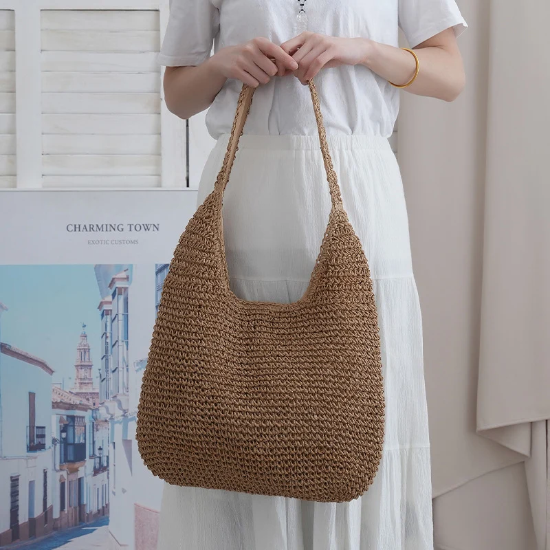 Handgefertigter Raffia-Korb Skanto