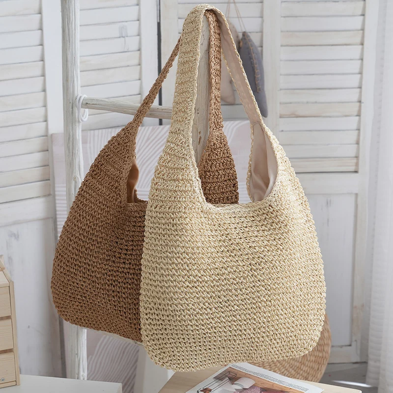 Handgefertigter Raffia-Korb Skanto