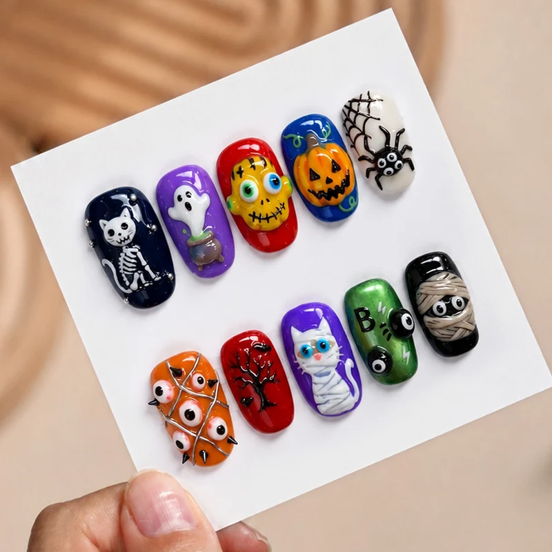 Halloween Kunstnagelset Brehn