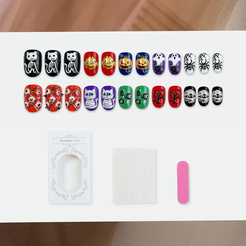 Halloween Kunstnagelset Brehn