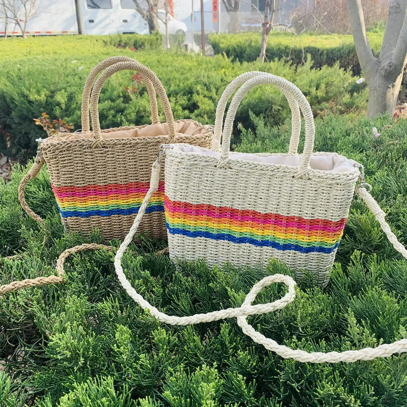 Strandtasche mit farbigen Akzenten Skanto