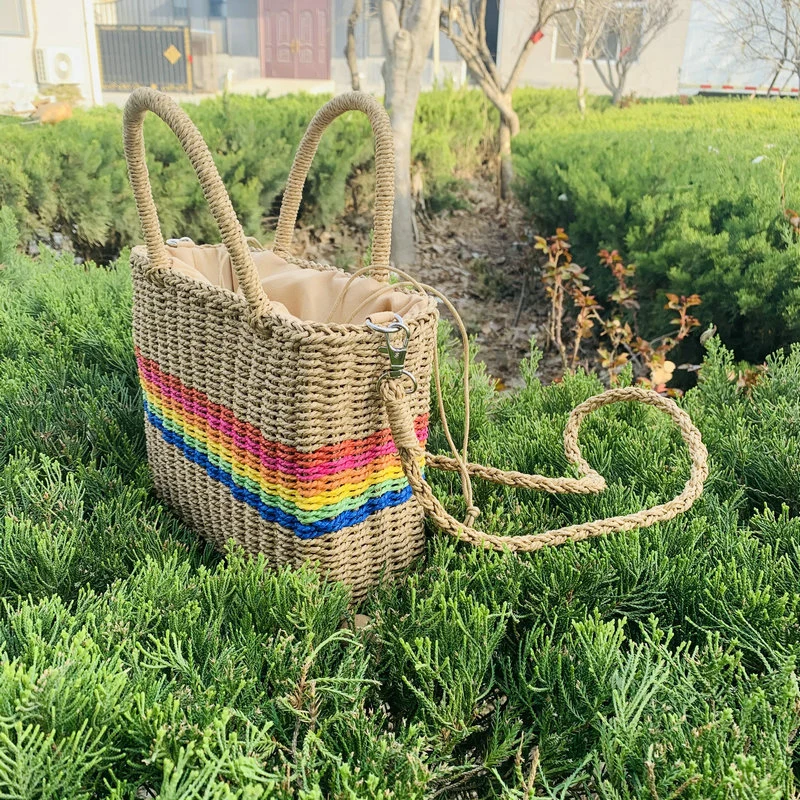 Strandtasche mit farbigen Akzenten Skanto