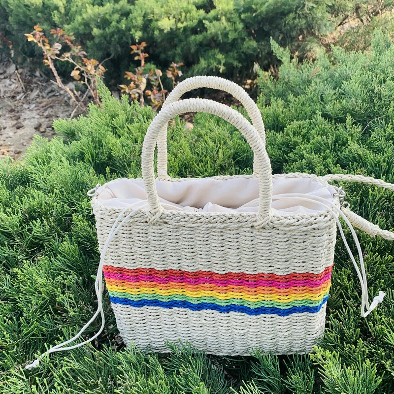 Strandtasche mit farbigen Akzenten Skanto