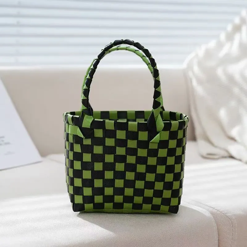 Handgemachte Tasche aus wetterfestem Material Skanto