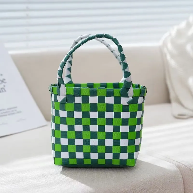 Handgemachte Tasche aus wetterfestem Material Skanto