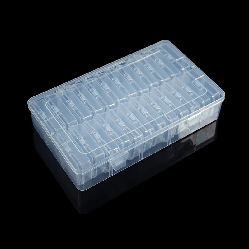 Multi-Fach-Transparente Bastelbedarf Aufbewahrungsbox Karnz