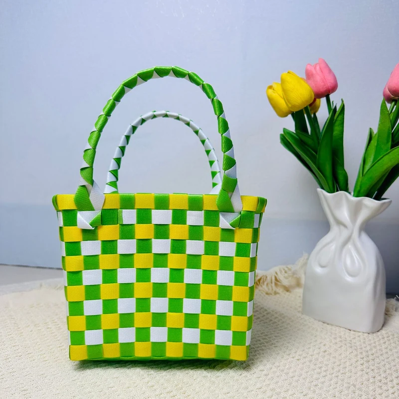 Geflochtene Jutetasche Skanto