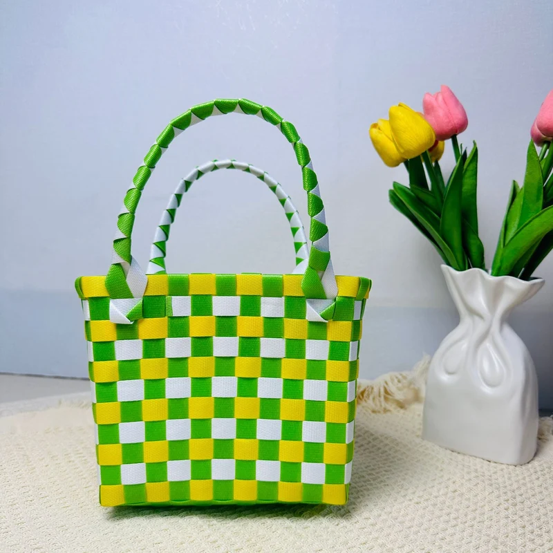 Geflochtene Jutetasche Skanto