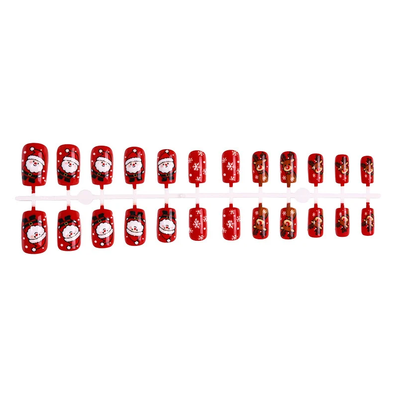 Kreatives Kunstnagelset mit festlichem Weihnachtsdesign Brehn