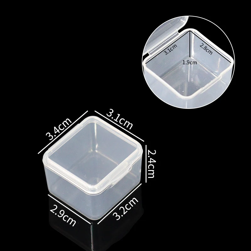Mini transparente Aufbewahrungsbox Karnz