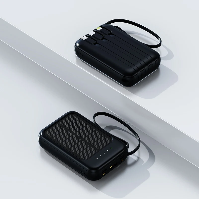Tragbare Solar-Powerbank mit Schnellladegerät Skanto