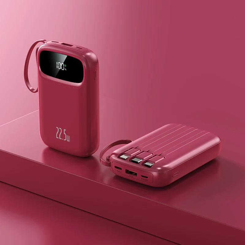 Tragbare Powerbank mit LED-Anzeige Skanto