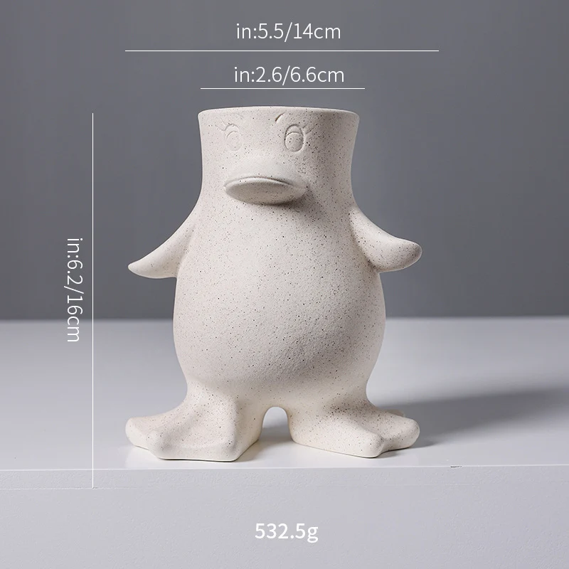 Skurriger dekorativer Vogelblumentopf Brehn