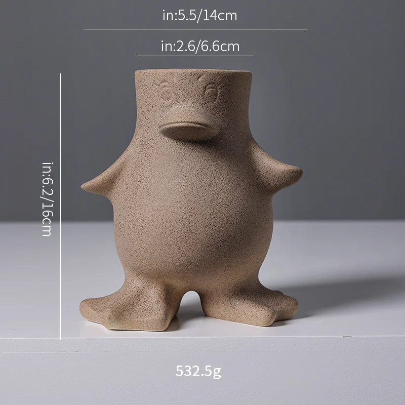Skurriger dekorativer Vogelblumentopf Brehn