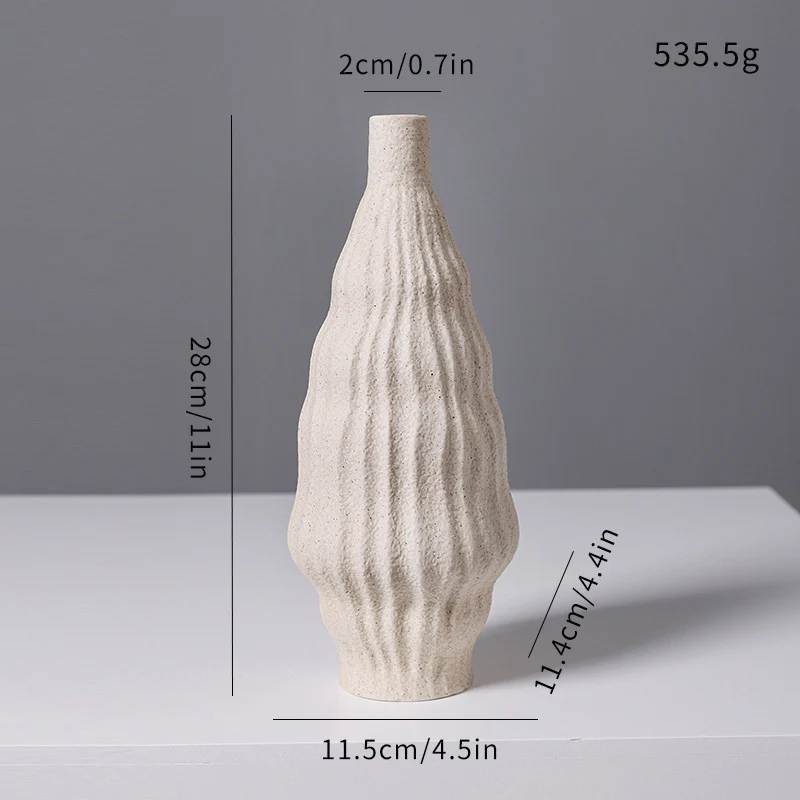 Dekorative Strukturierte Vase Brehn
