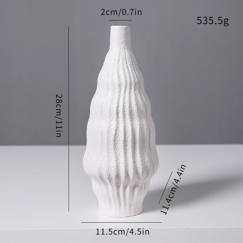 Dekorative Strukturierte Vase Brehn