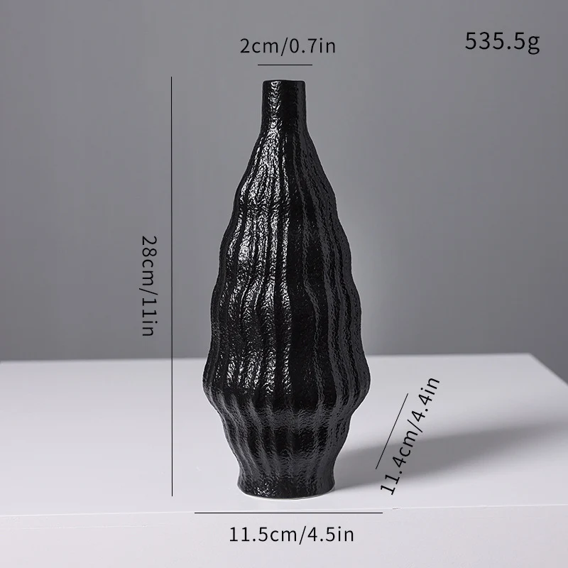 Dekorative Strukturierte Vase Brehn