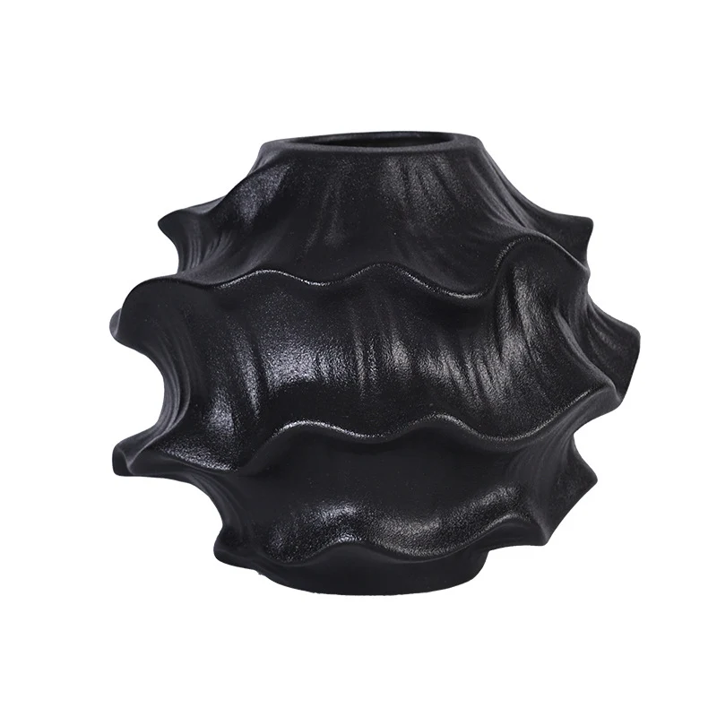 Dekorative Fluid-Shape Keramik Brehn