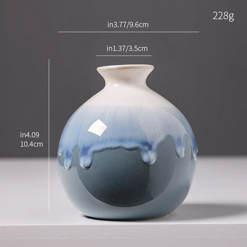 Künstlerische gesprenkelte Keramikvase Brehn