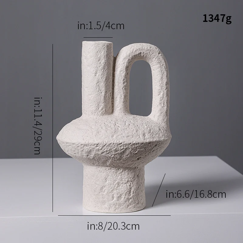 Künstlerische Tonvase Brehn