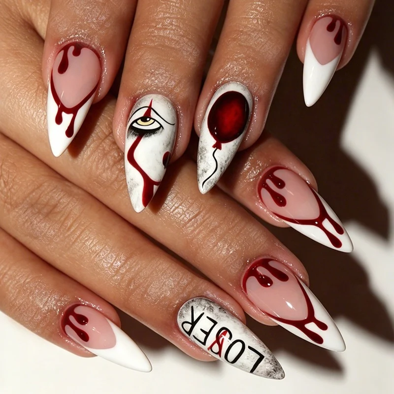 Kreatives Halloween Kunstnagelset Brehn