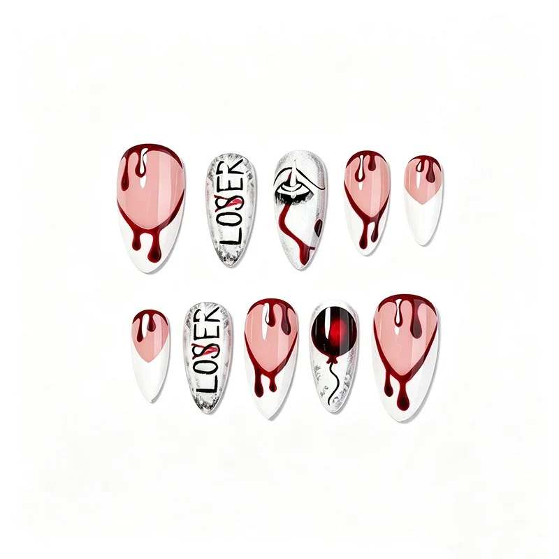 Kreatives Halloween Kunstnagelset Brehn