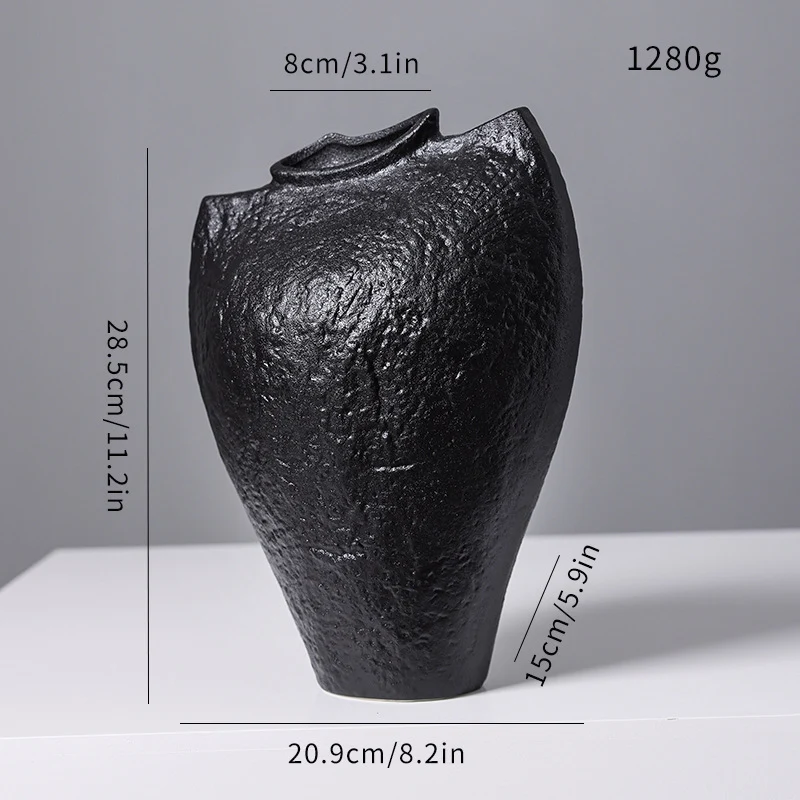 Abstrakte dekorative Keramikvase Brehn